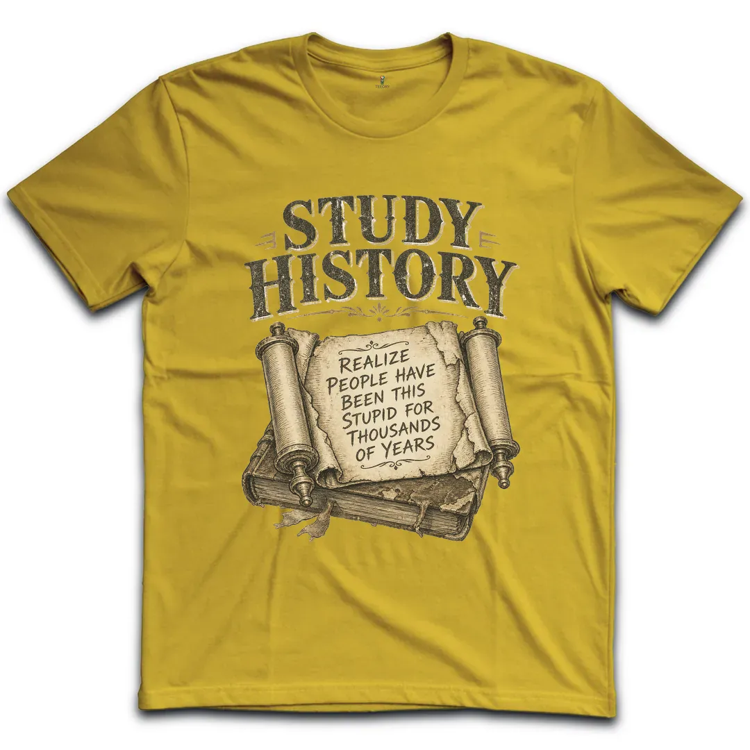 Study History Scroll T-Shirt