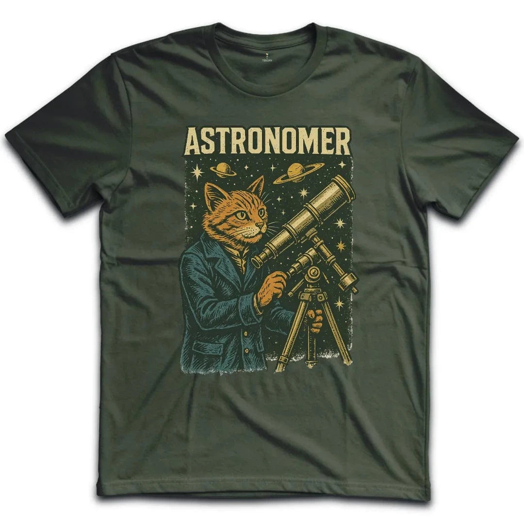 Cat Astronomer T-Shirt