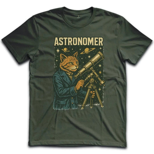 Cat Astronomer T-Shirt