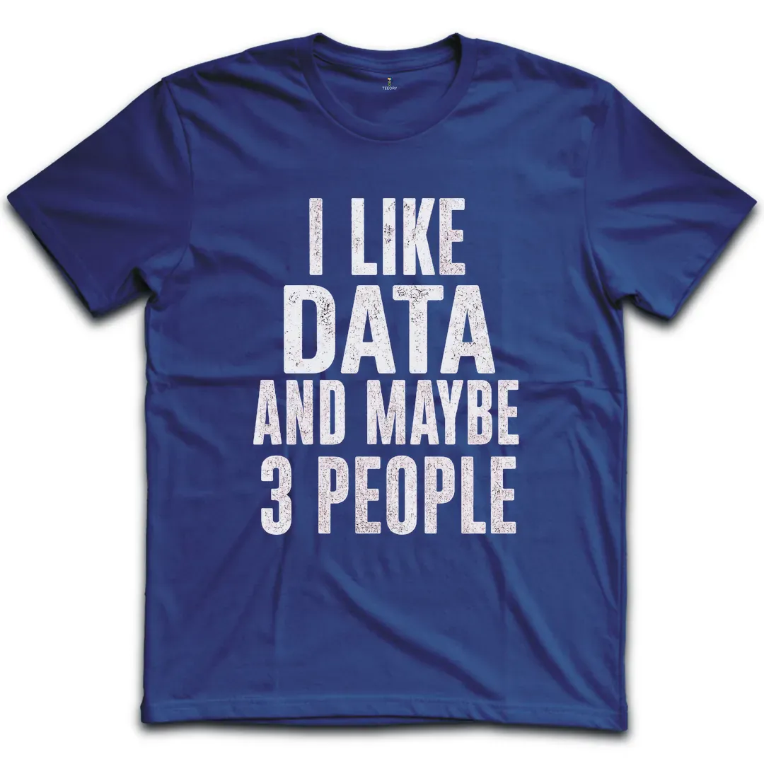 Like Data 3 People T-Shirt
