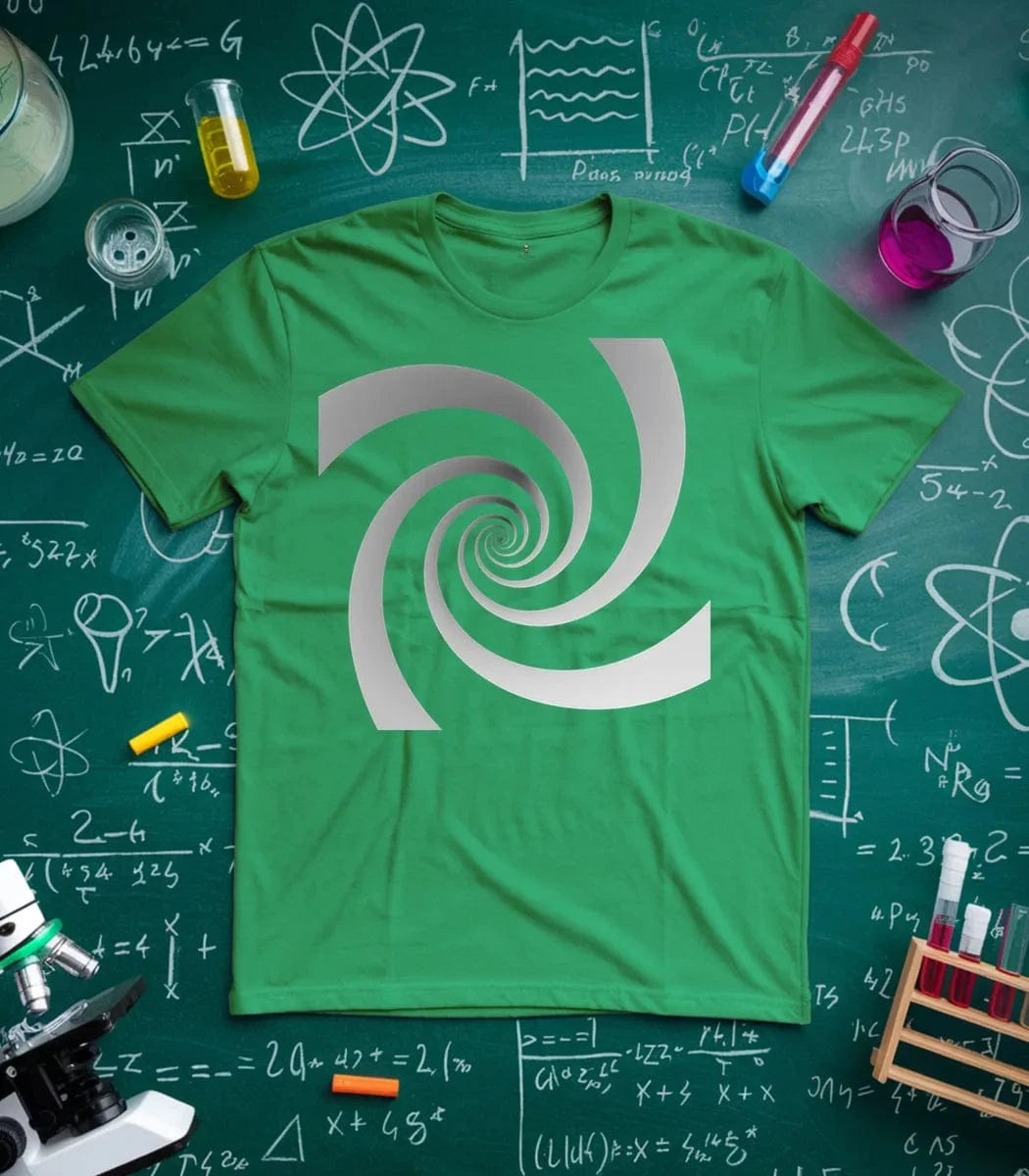 Hypnotic Swirl Optical Illusion T-Shirt