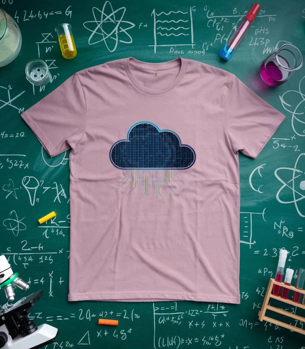 Binary Code Cloud Computing T-Shirt