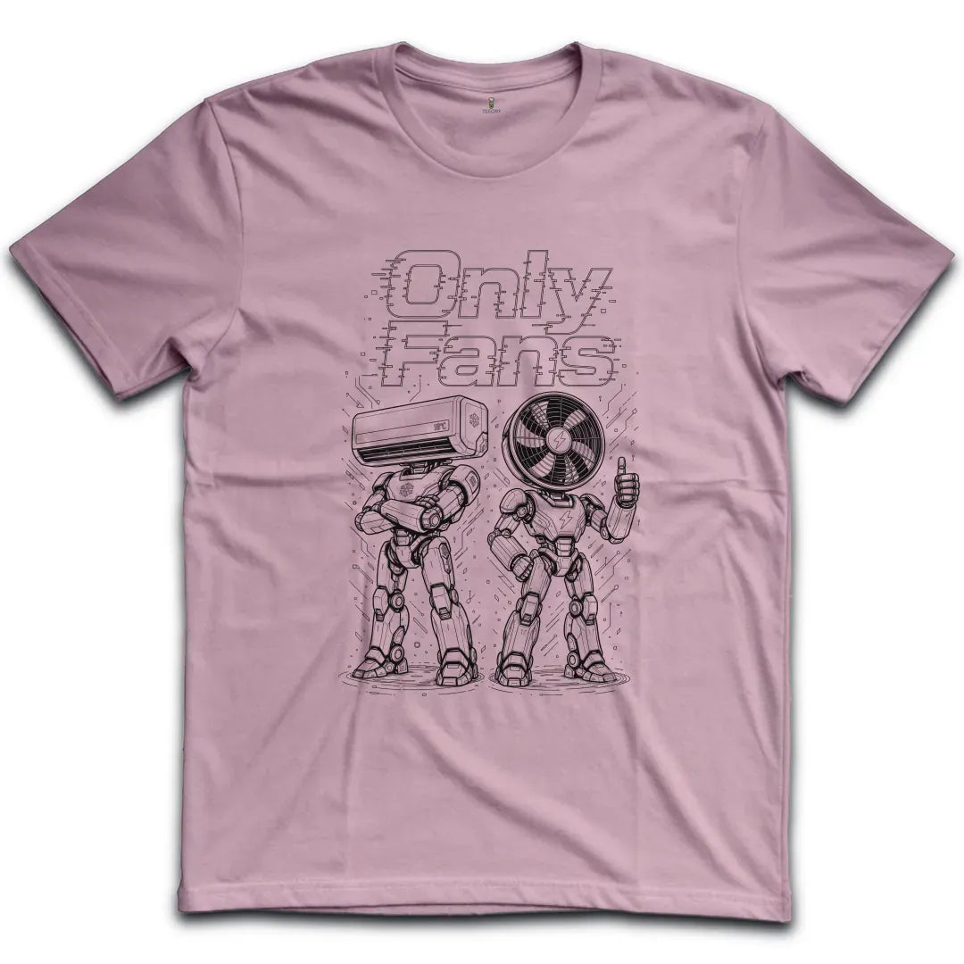 Only Fans Robots Dark T-Shirt