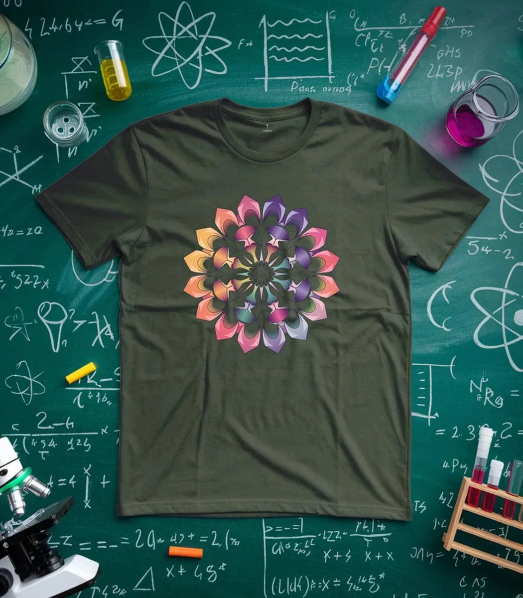Colorful Geometric Mandala T-Shirt