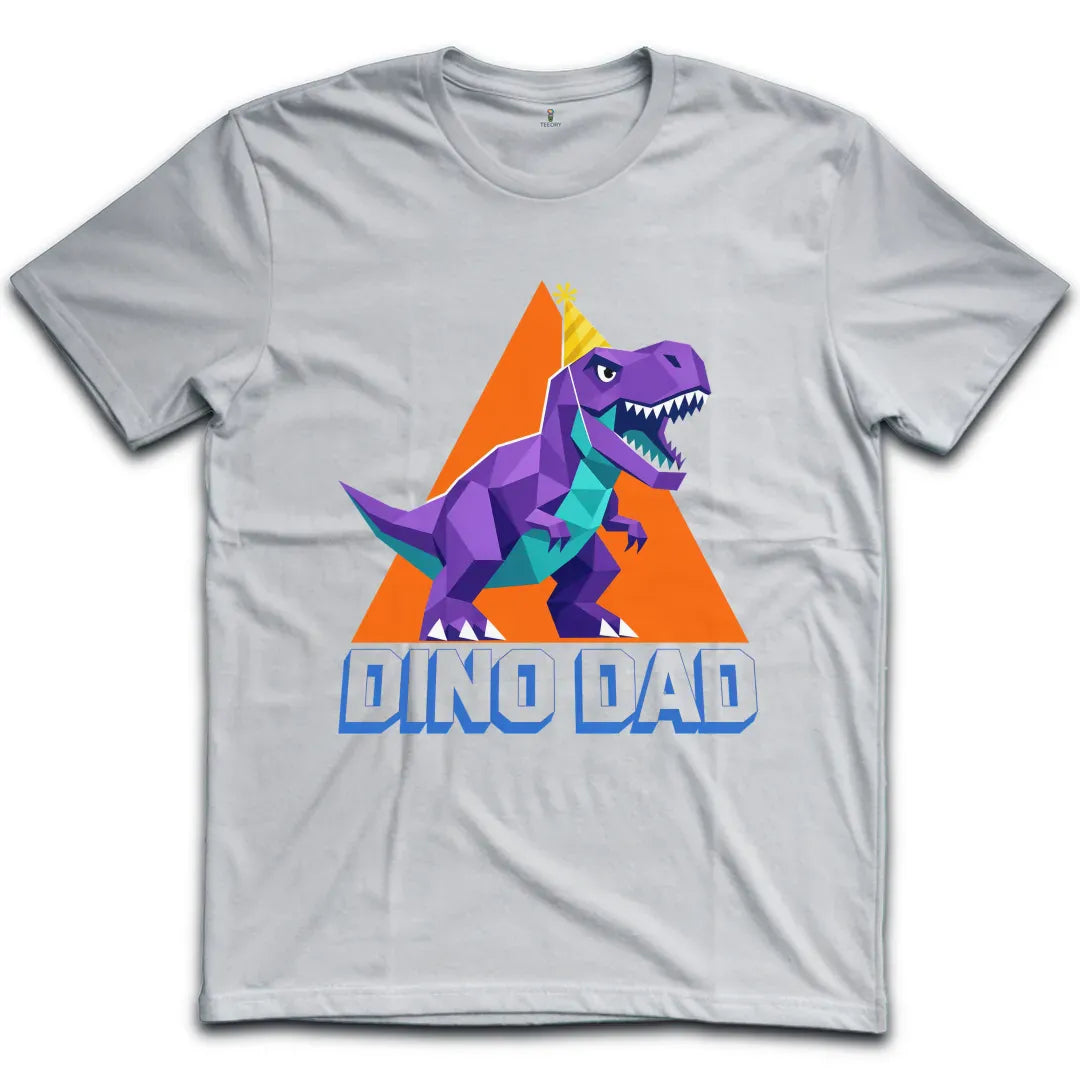 Dino Dad Purple T-Shirt