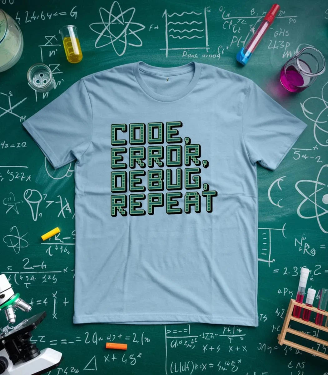 Code Error Debug Repeat T-Shirt