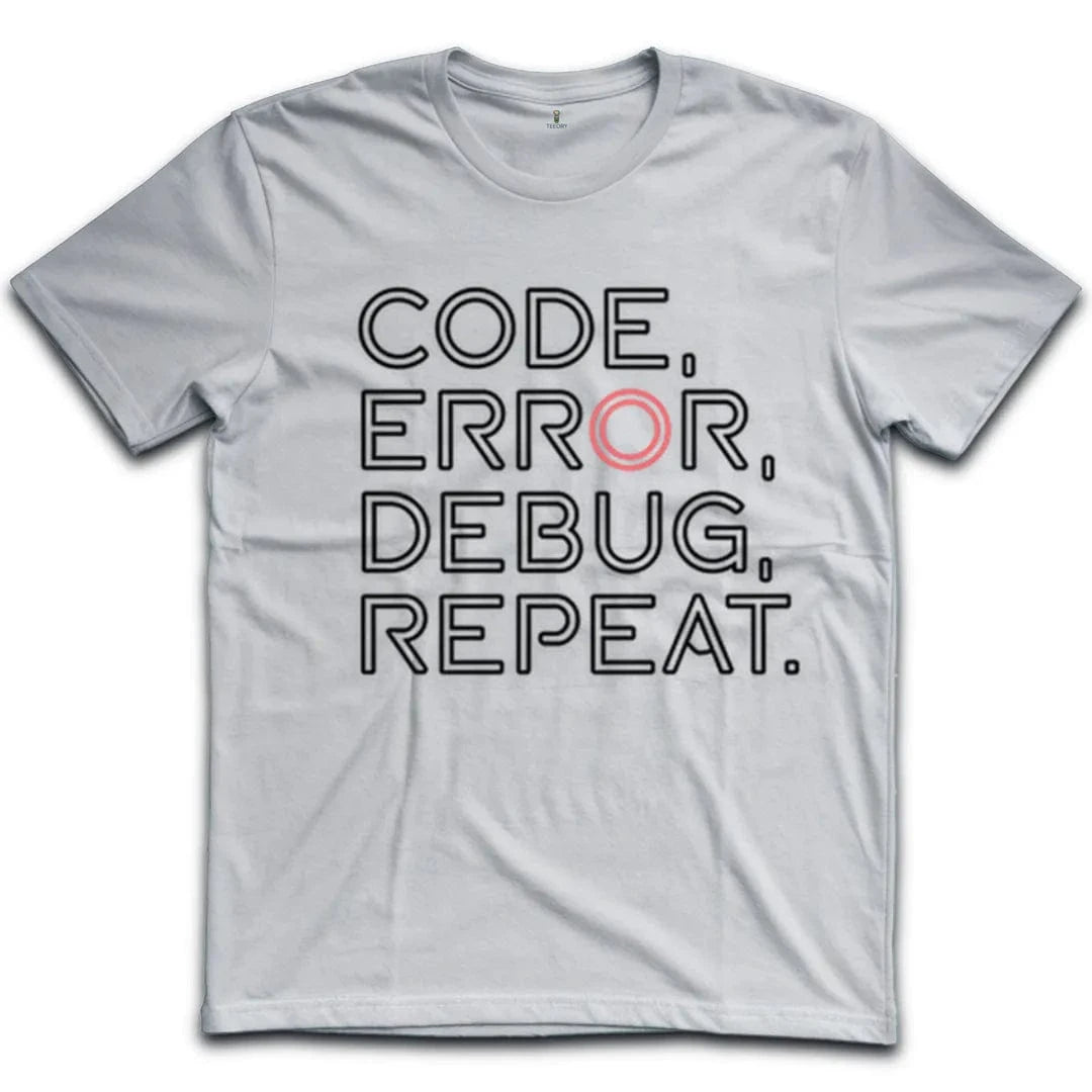 Code Error Debug Repeat T-Shirt