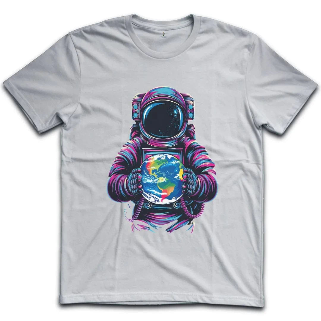 Colorful Astronaut Earth T-Shirt