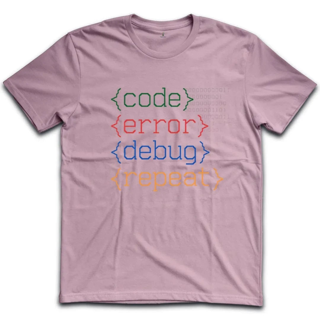 Code Error Debug Repeat T-Shirt