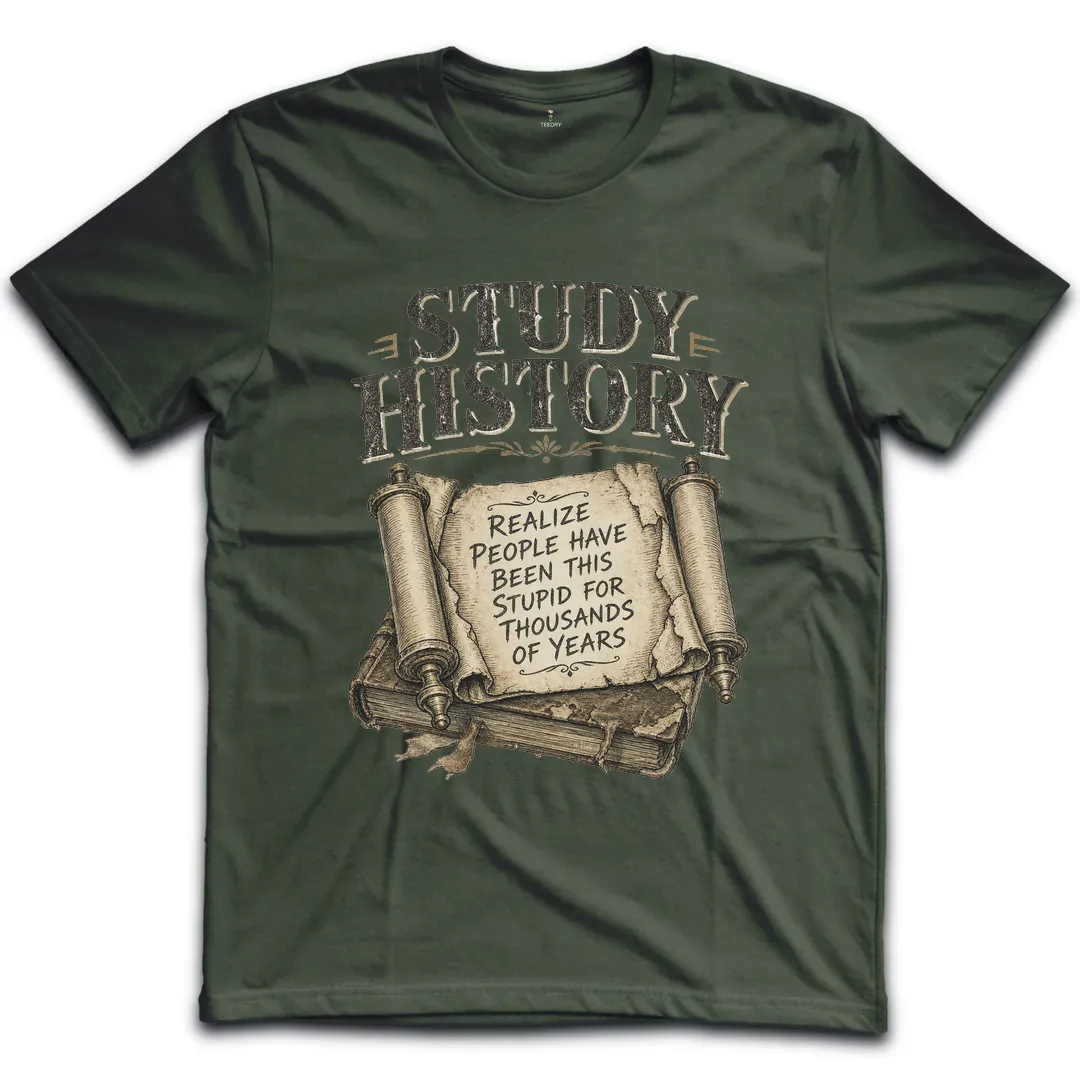 Study History Scroll T-Shirt