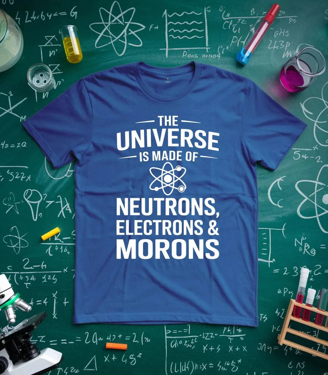 Neutrons Electrons and Morons T-Shirt