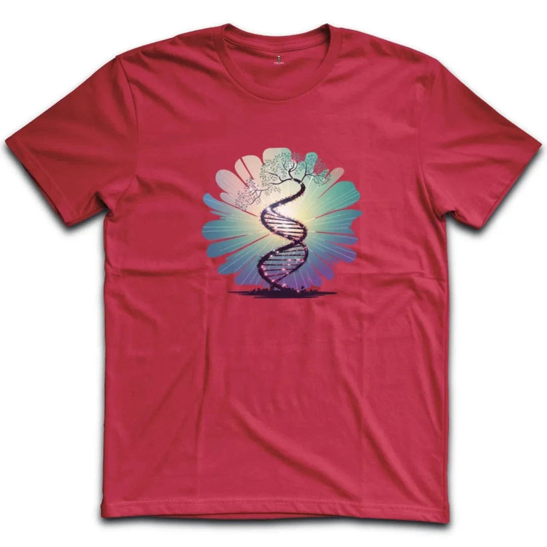 Beautiful Tree and DNA Spiral  T-Shirt