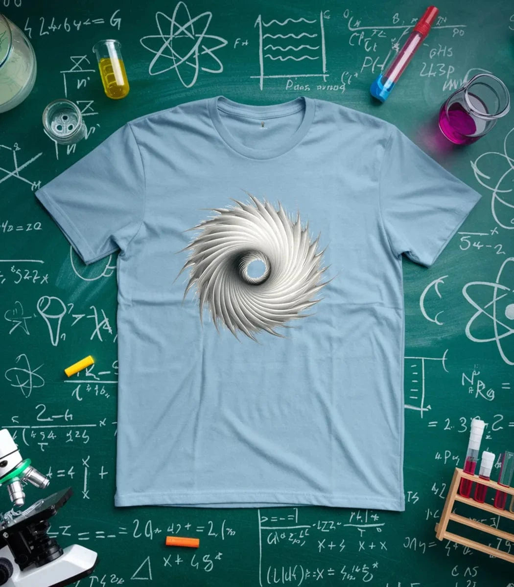 Stunning Black Spiral T-Shirt