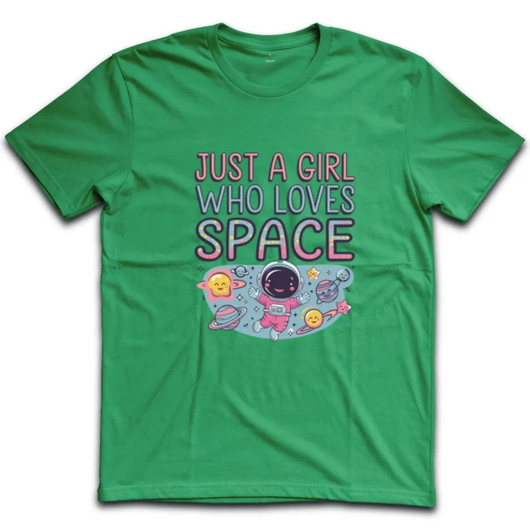 Just A Girl Who Loves Space T-Shirt