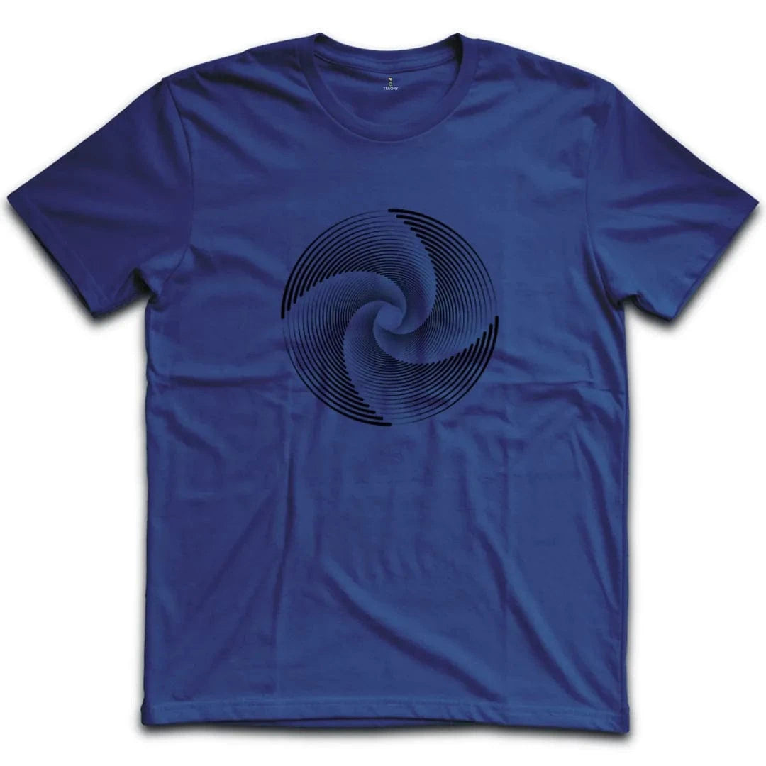 Black White Swirl Illusion T-Shirt