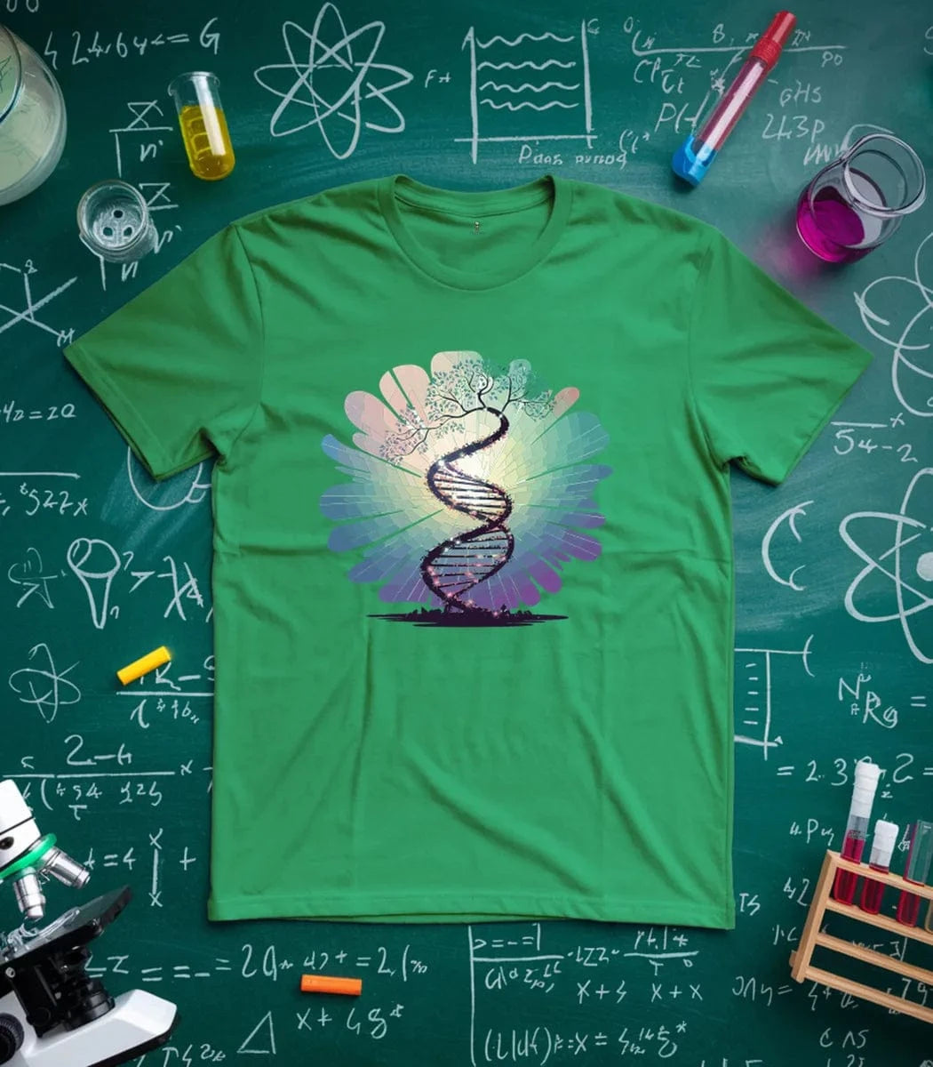 Beautiful Tree and DNA Spiral  T-Shirt