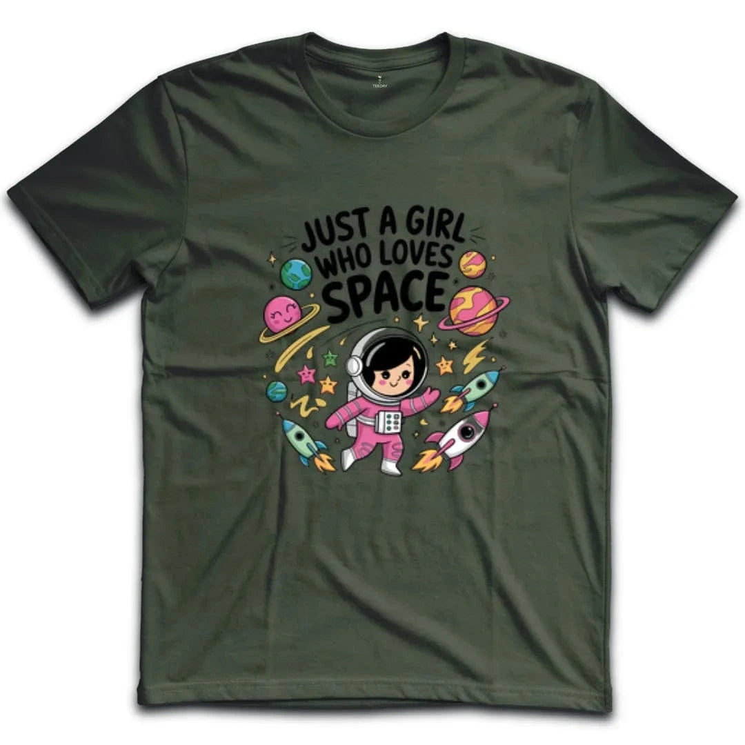 Just A Girl Who Loves Space T-Shirt