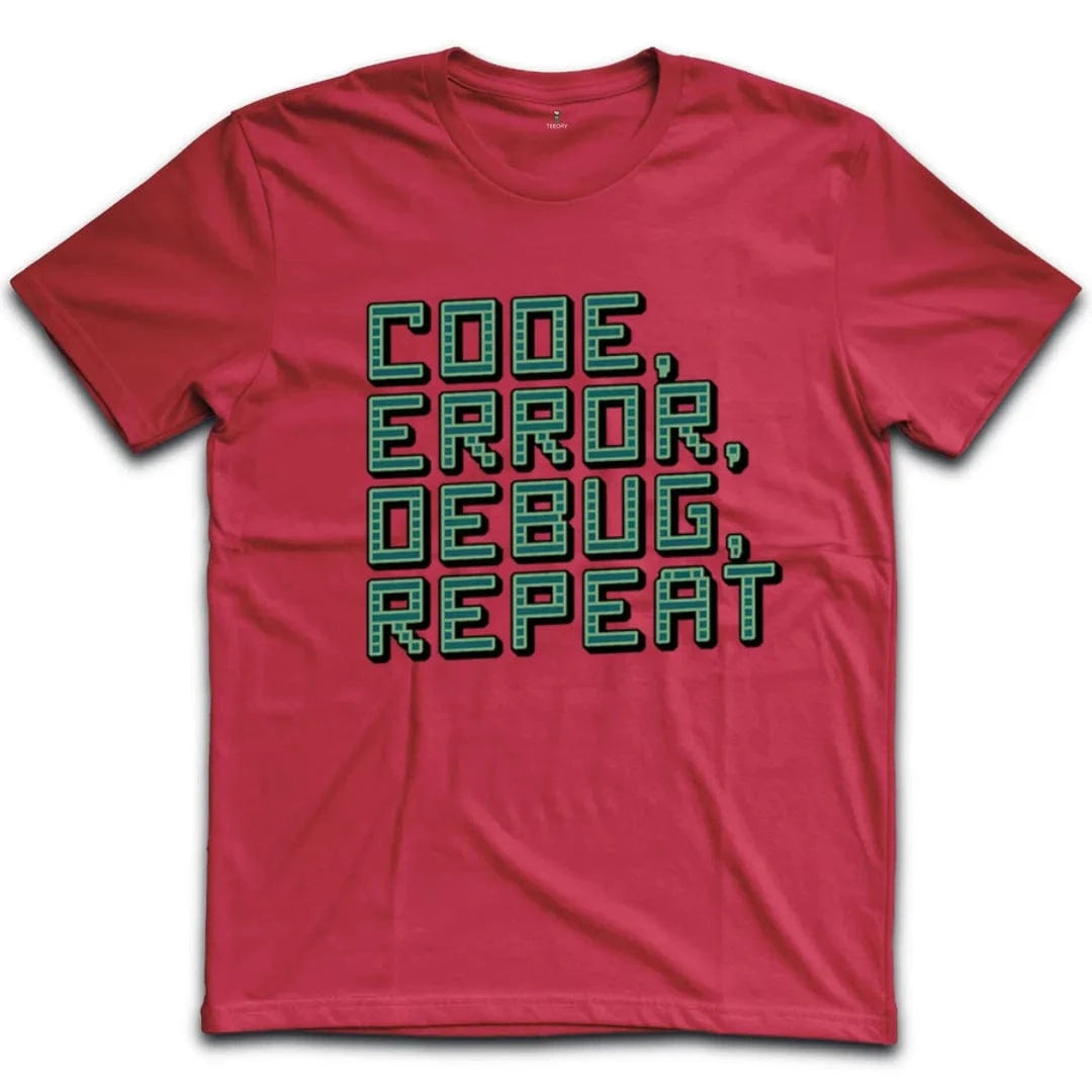 Code Error Debug Repeat T-Shirt