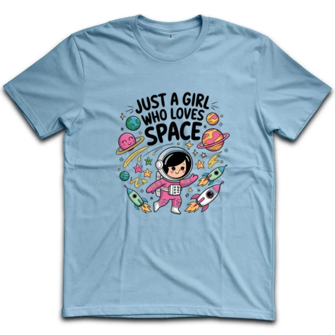 Just A Girl Who Loves Space T-Shirt