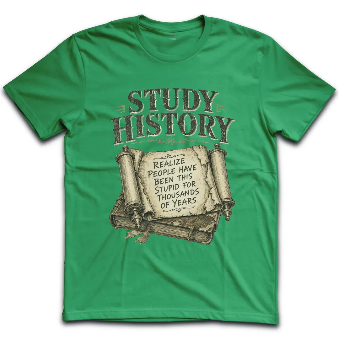 Study History Scroll T-Shirt