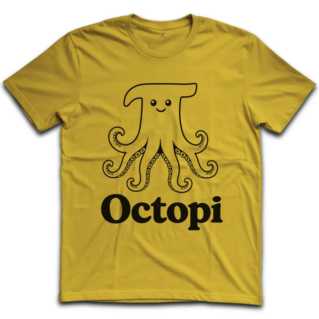 Octopi Pi Outline T-Shirt