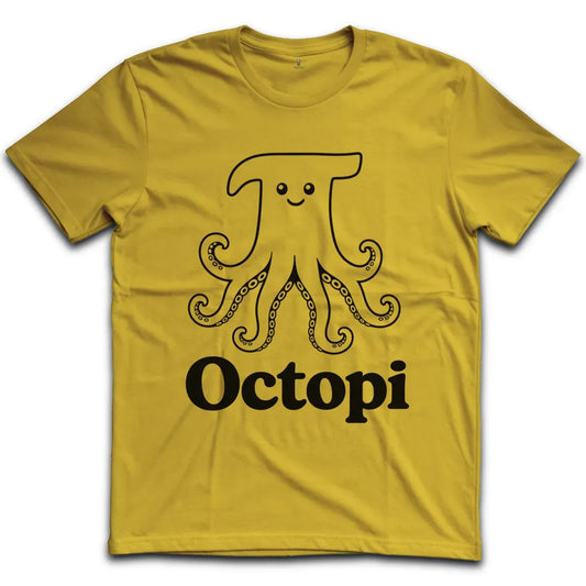 Octopi Pi Outline T-Shirt