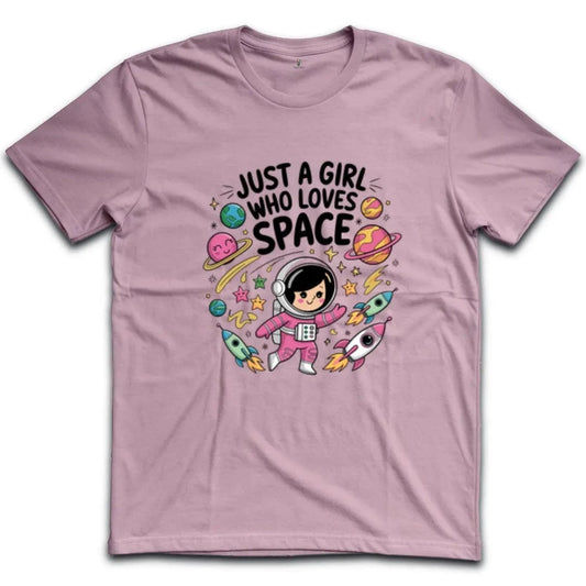 Just A Girl Who Loves Space T-Shirt