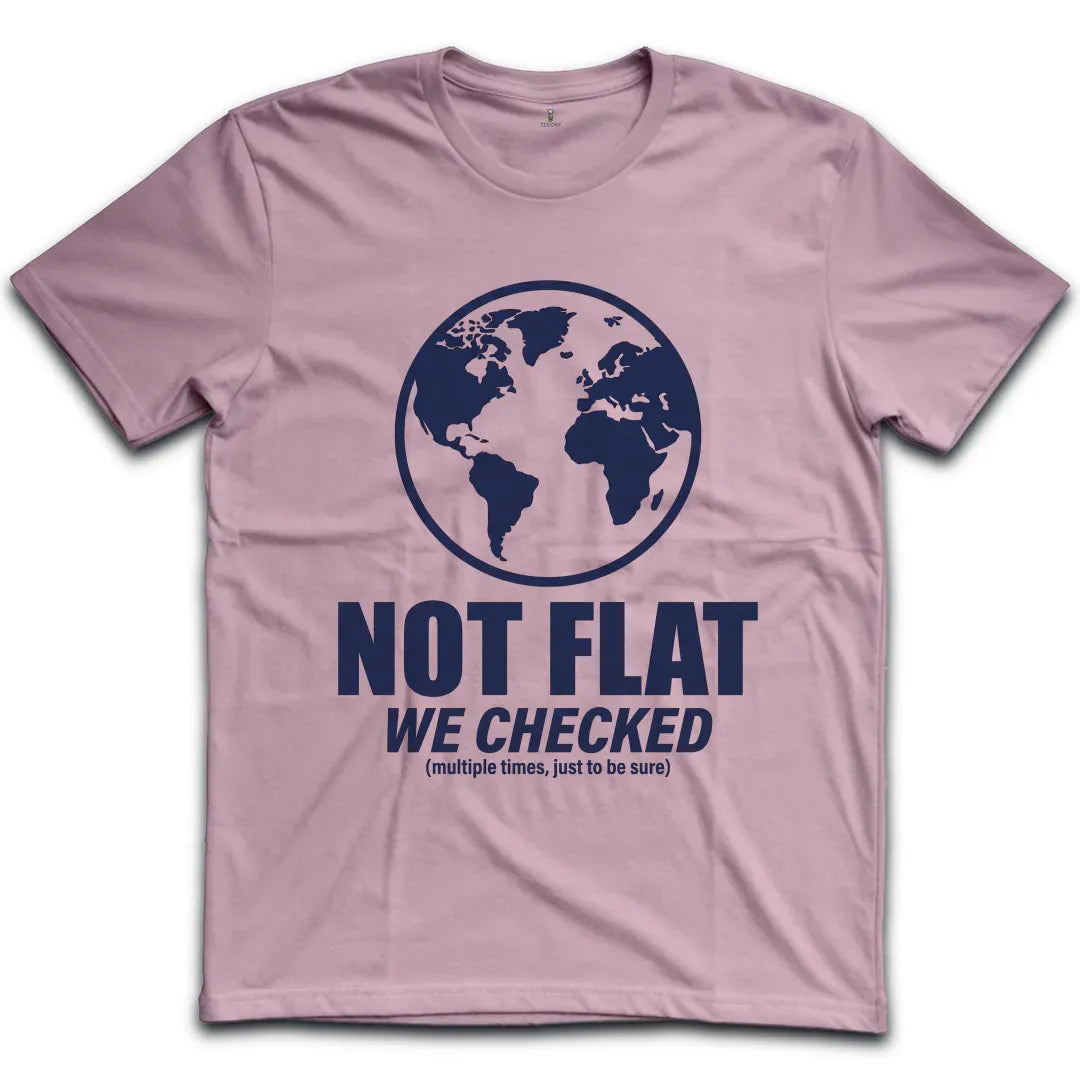 Not Flat Checked T-Shirt