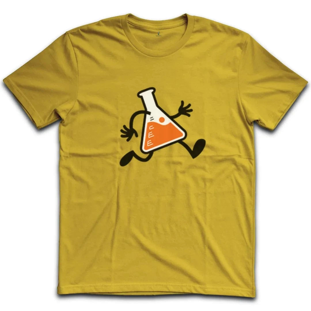 Running Beaker with Orange Liquid T-Shirt