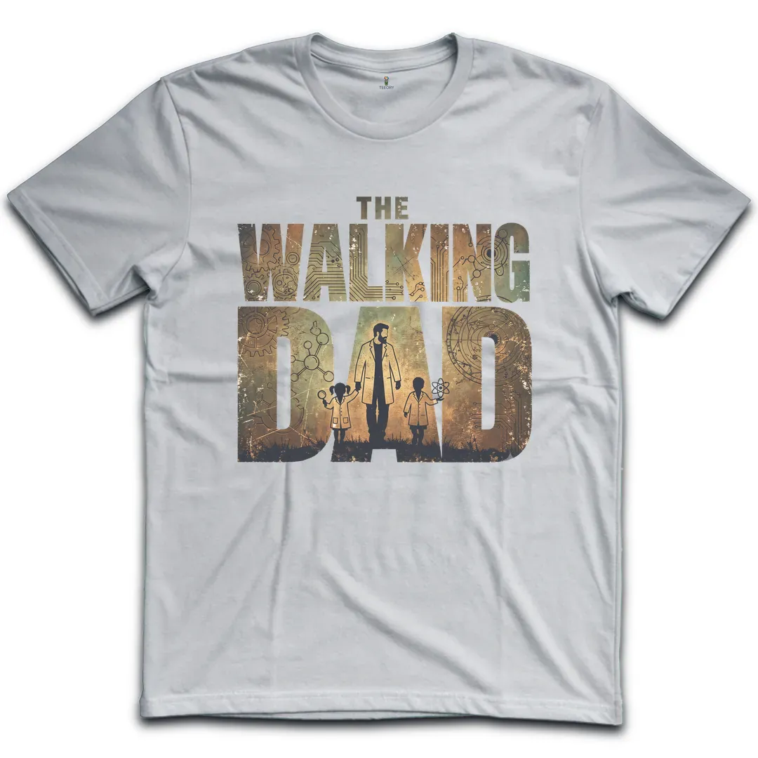 Walking Dad Scientist T-Shirt