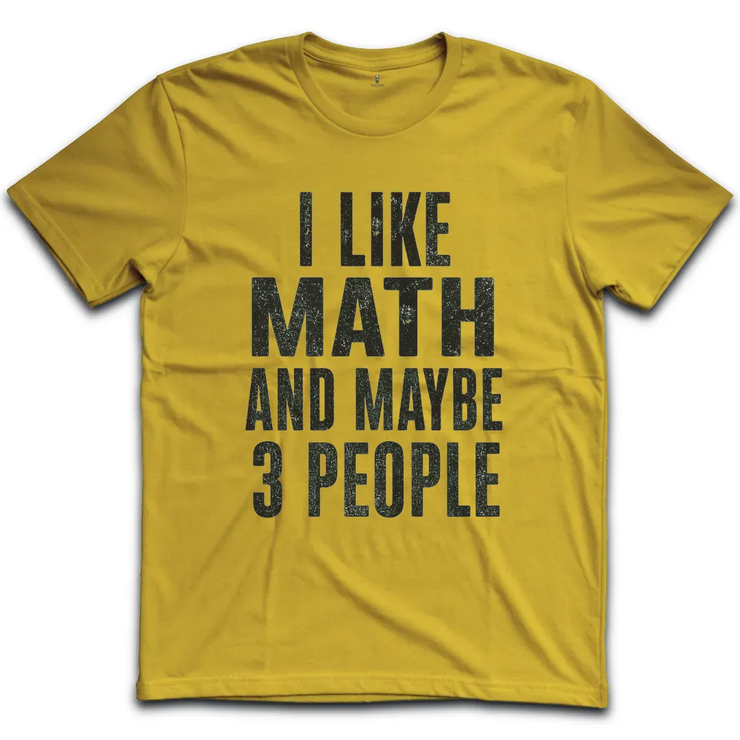 Like Math 3 People T-Shirt