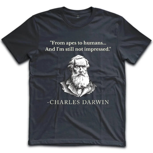 Darwin Disappointed Evolution T-Shirt