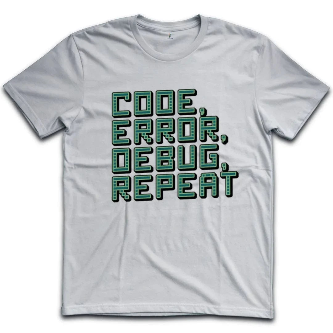 Code Error Debug Repeat T-Shirt