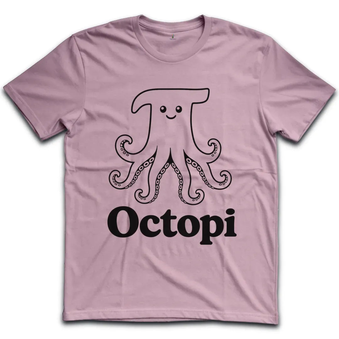 Octopi Pi Outline T-Shirt