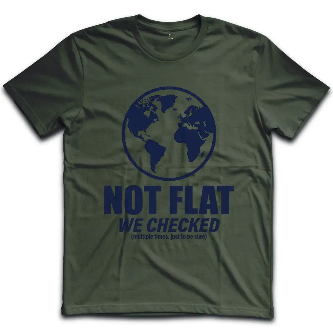 Not Flat Checked T-Shirt