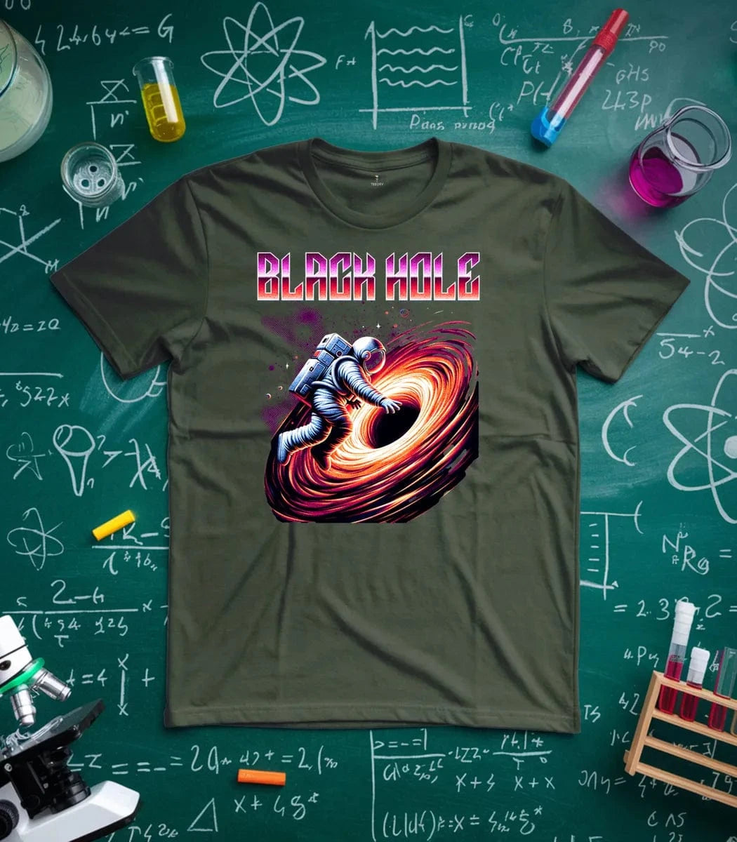 Astronaut goes into a black hole T-Shirt