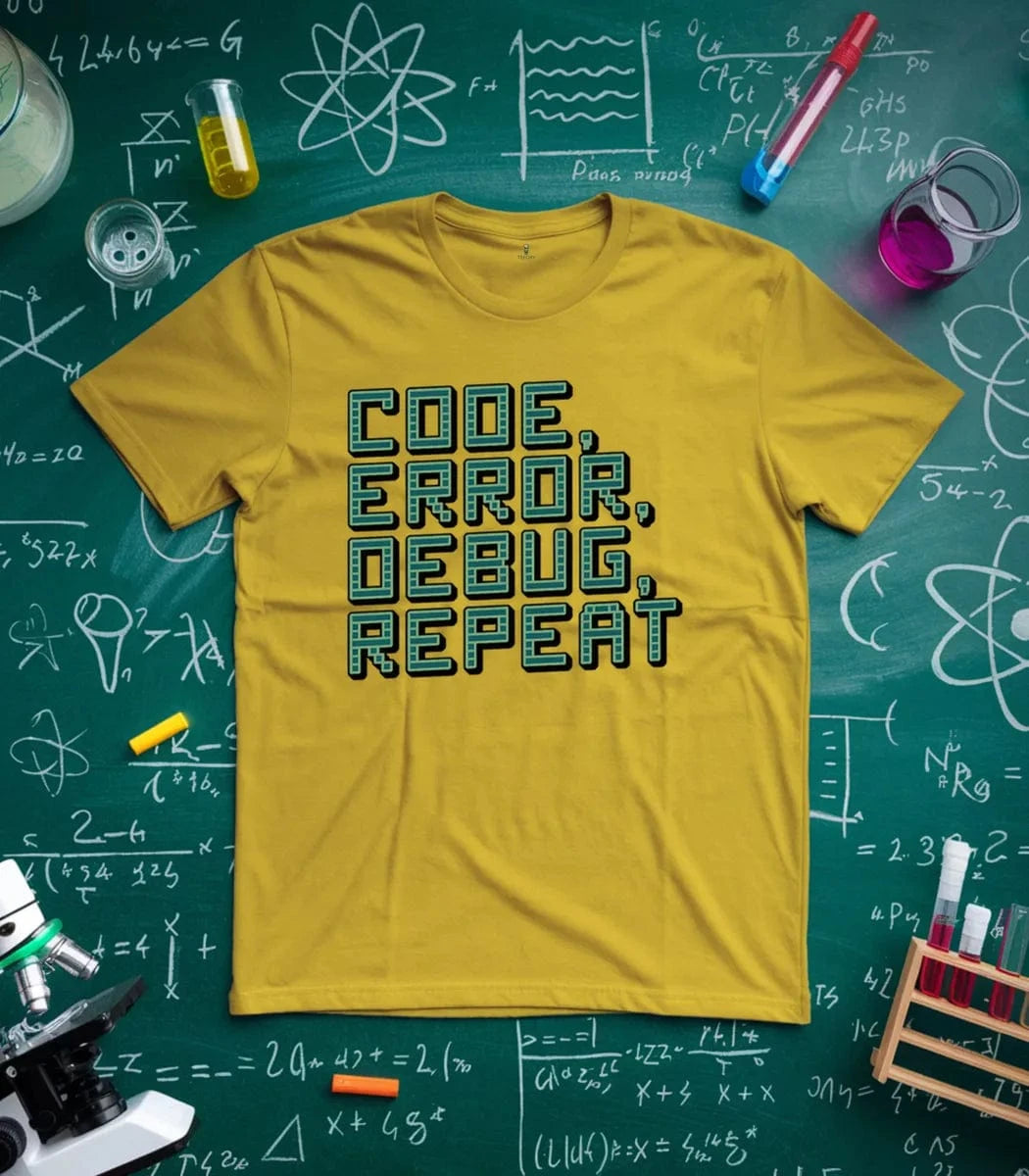 Code Error Debug Repeat T-Shirt