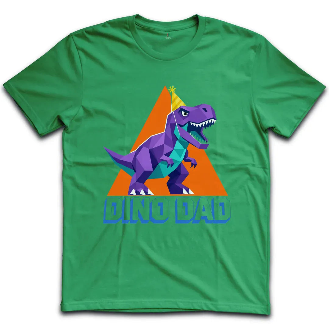 Dino Dad Purple T-Shirt