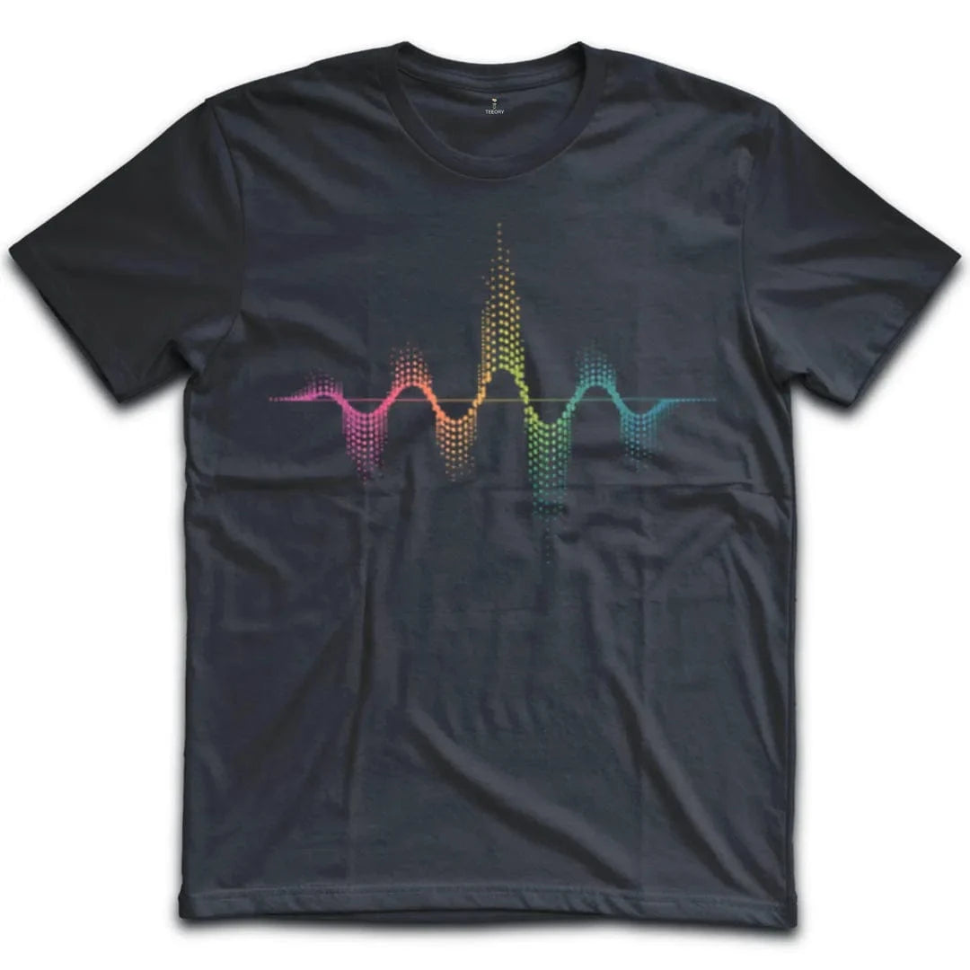 Colorful Audio Waveform T-Shirt