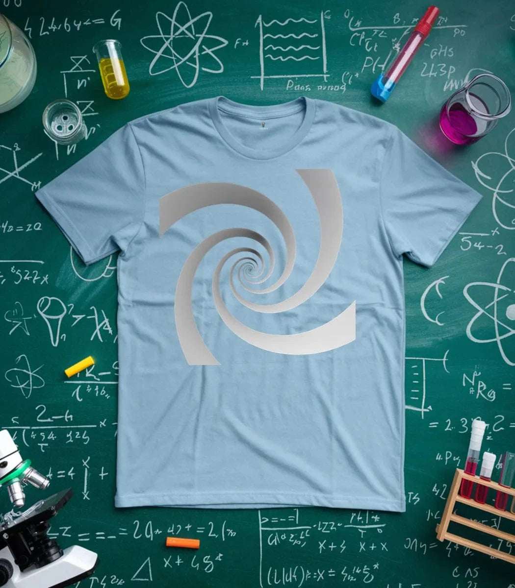 Hypnotic Swirl Optical Illusion T-Shirt