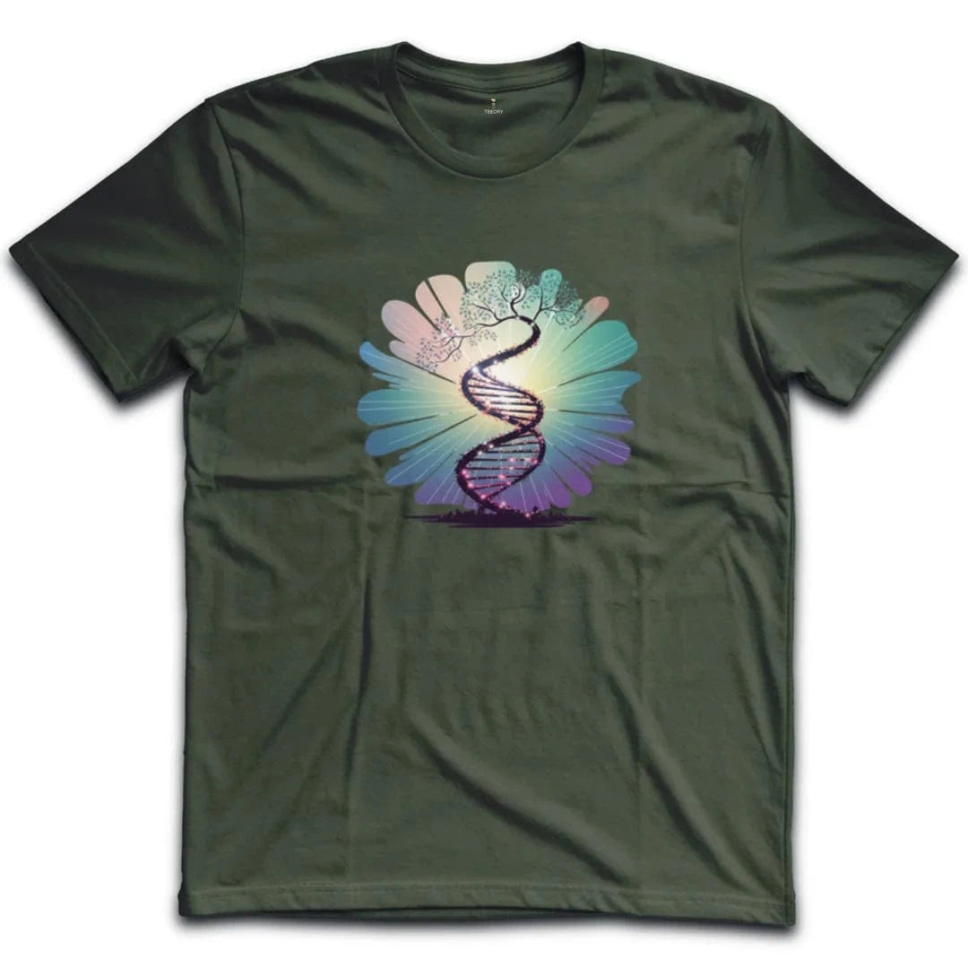 Beautiful Tree and DNA Spiral  T-Shirt