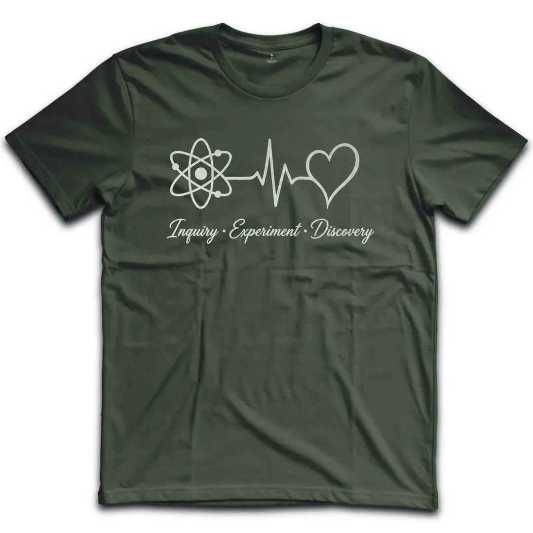 Atom Heartbeat White T-Shirt