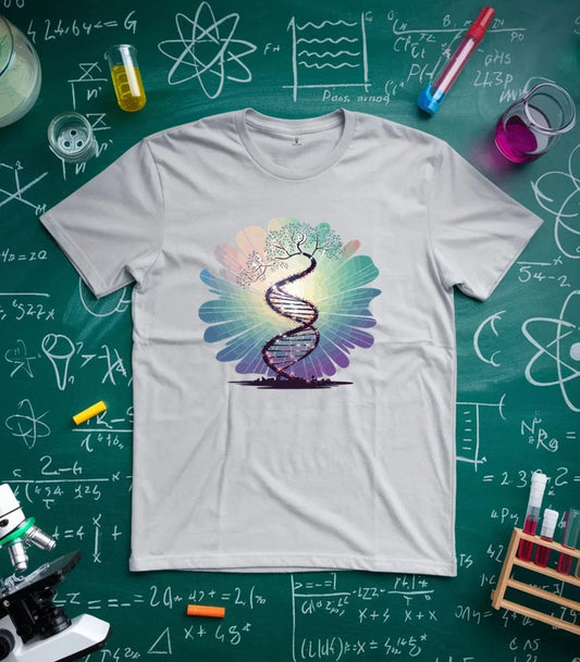 Beautiful Tree and DNA Spiral  T-Shirt