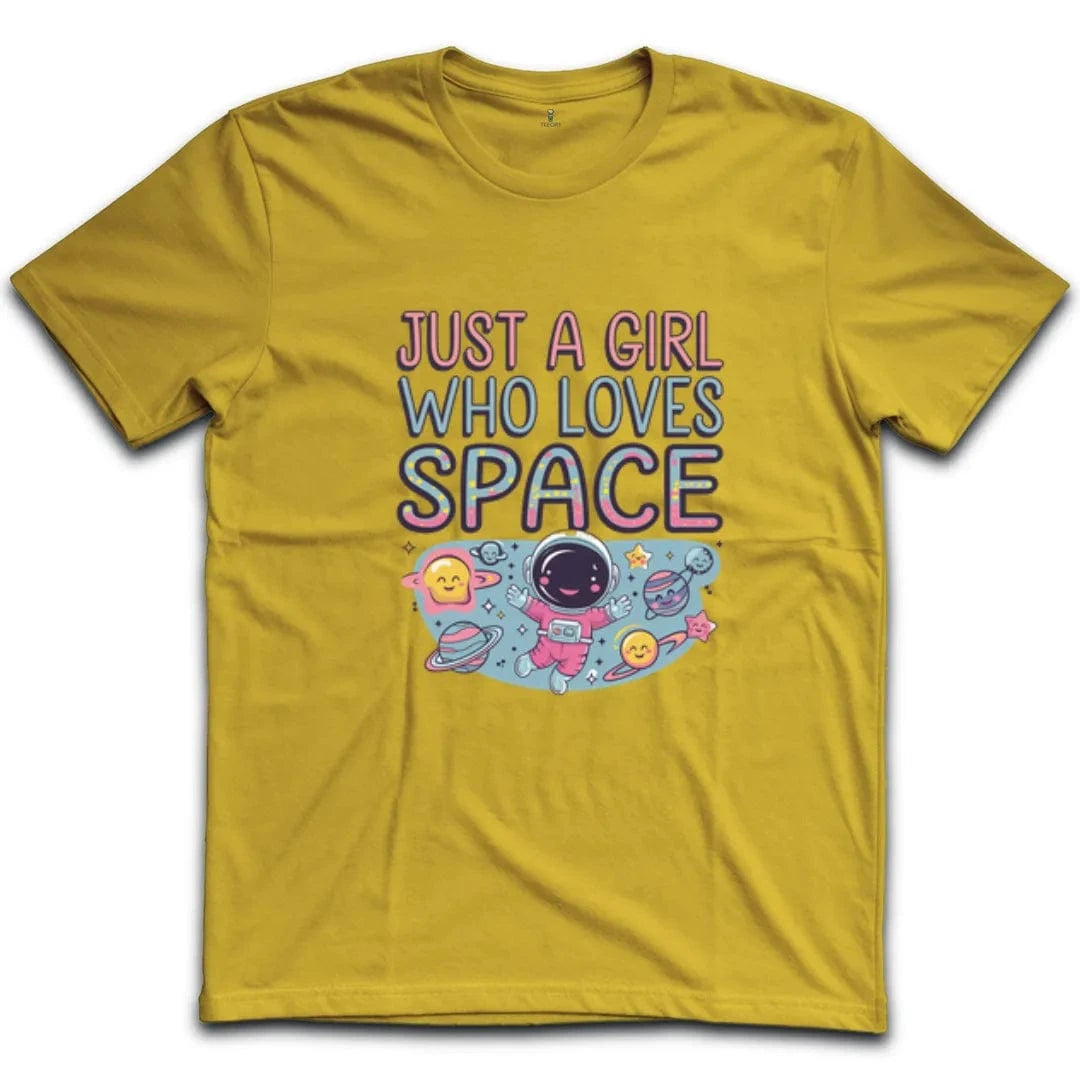 Just A Girl Who Loves Space T-Shirt