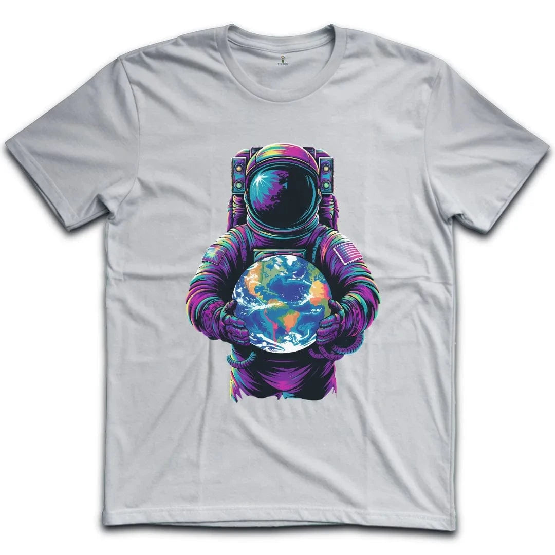 Vibrant Astronaut Globe T-Shirt