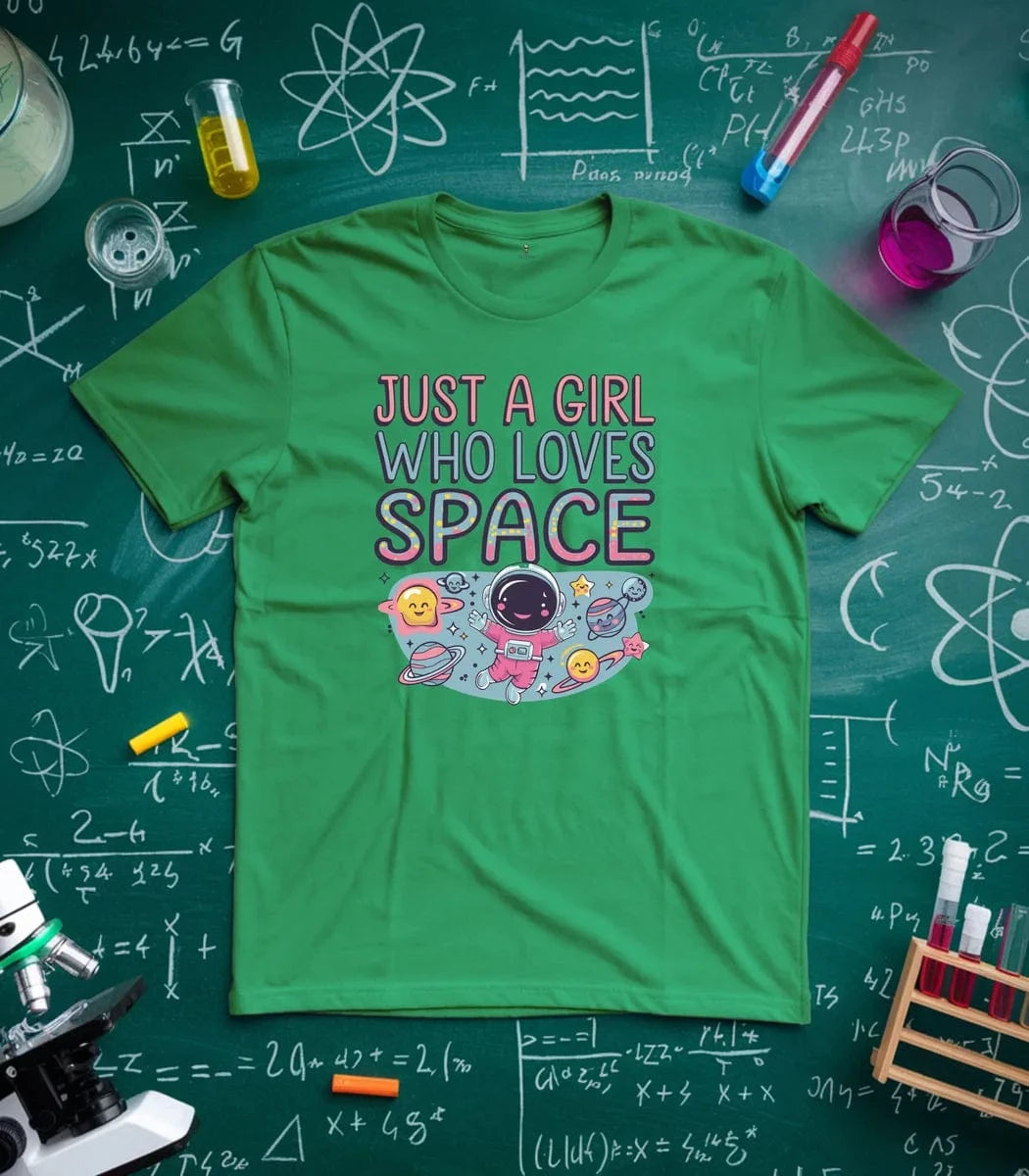 Just A Girl Who Loves Space T-Shirt