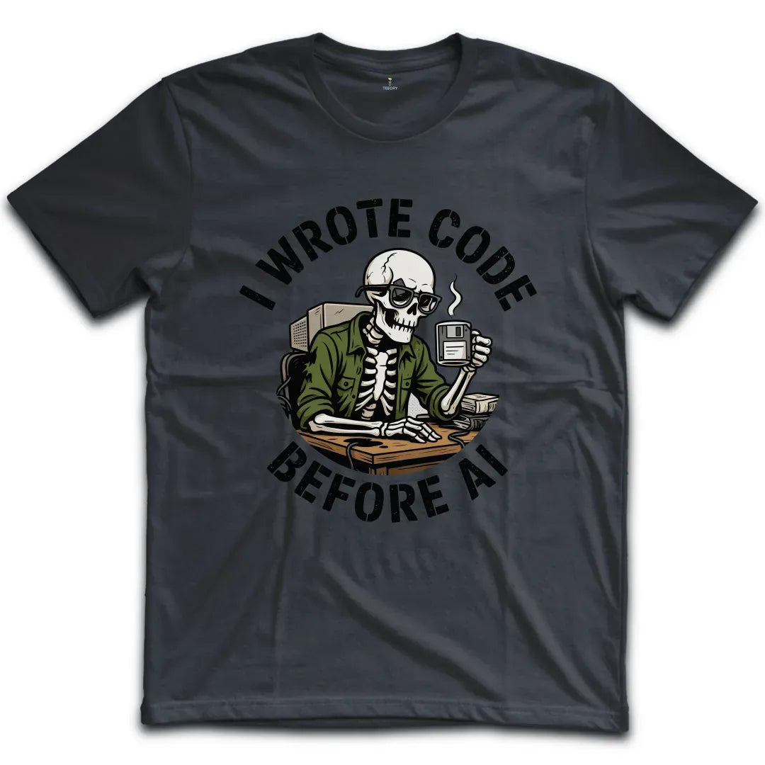 Skeleton Coder Vintage T-Shirt