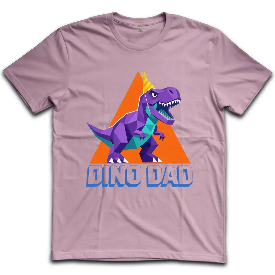 Dino Dad Purple T-Shirt