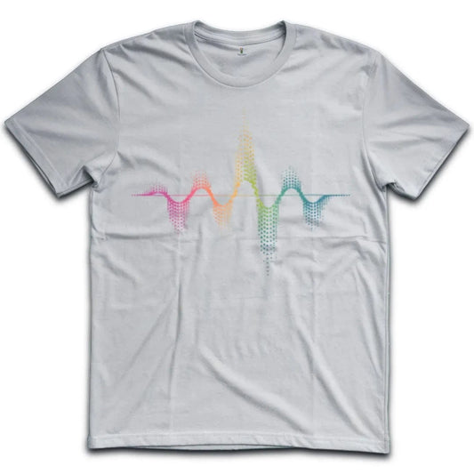 Colorful Audio Waveform T-Shirt
