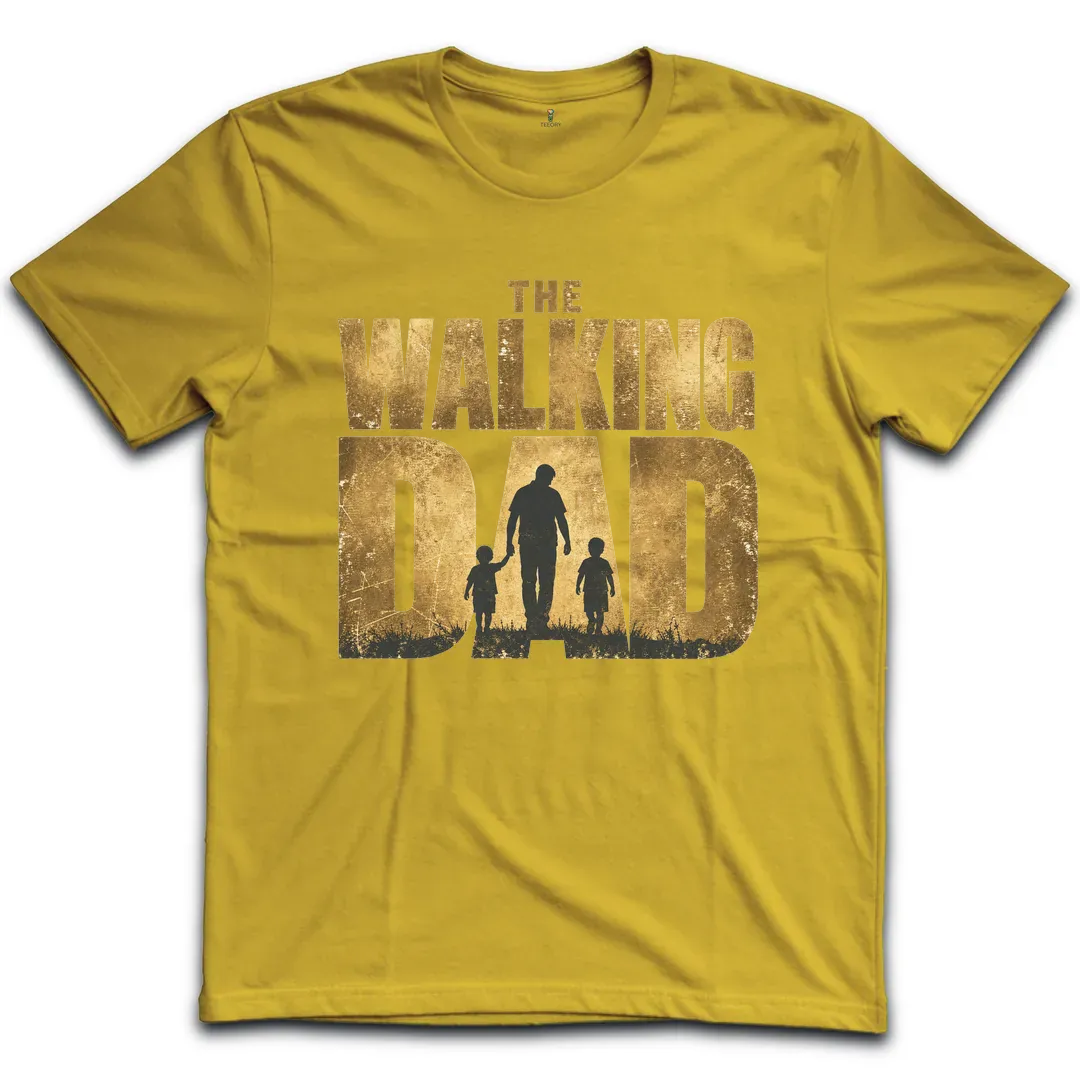 Walking Dad Gold T-Shirt